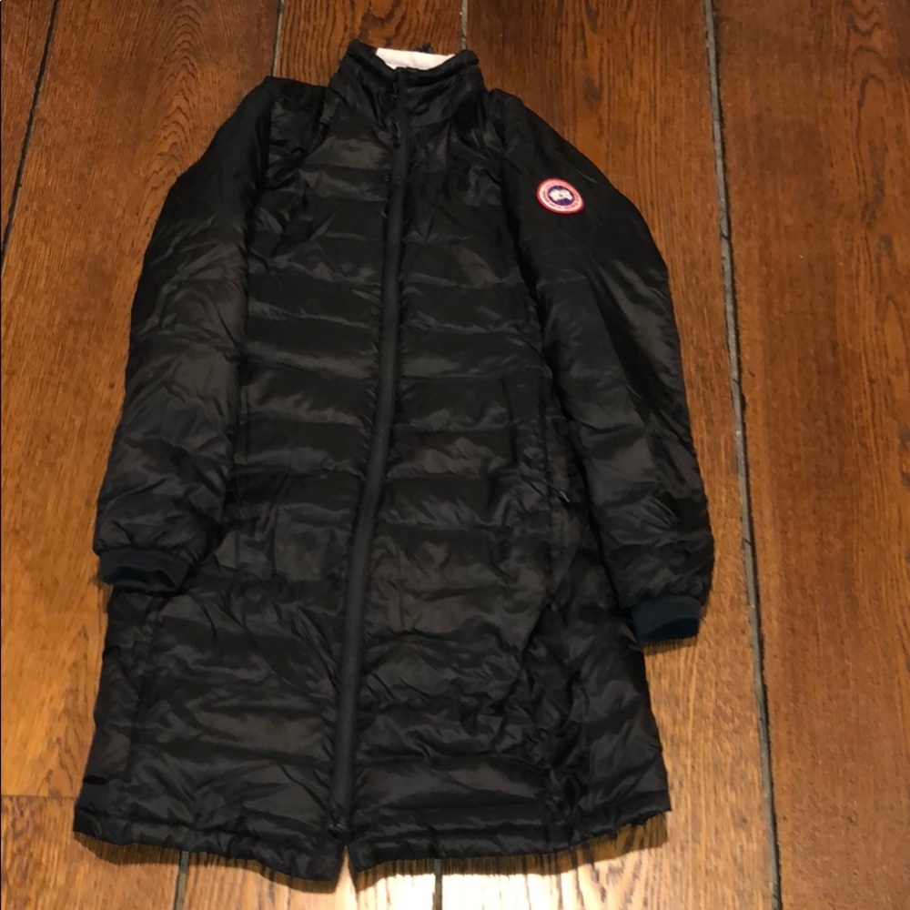 Canada Goose Black Long Puffer Coat
